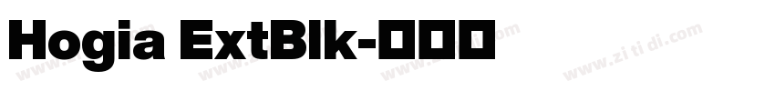 Hogia ExtBlk字体转换